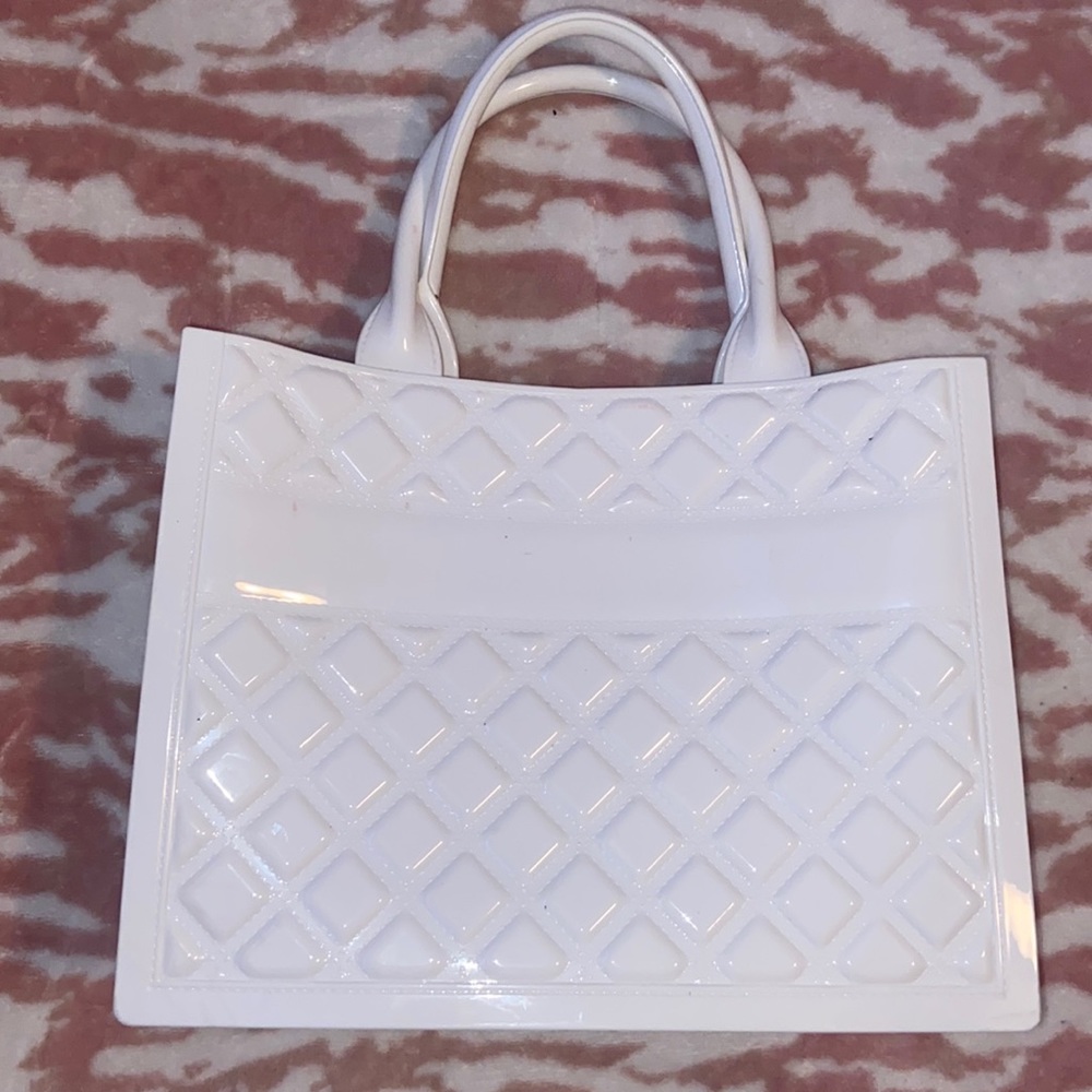White purse